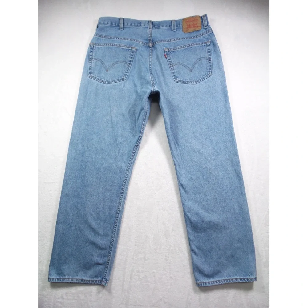 Vintage Levis Jeans Mens 40 x 32 Blue Denim 505 Regular Fit‎ Straight Leg Y2K